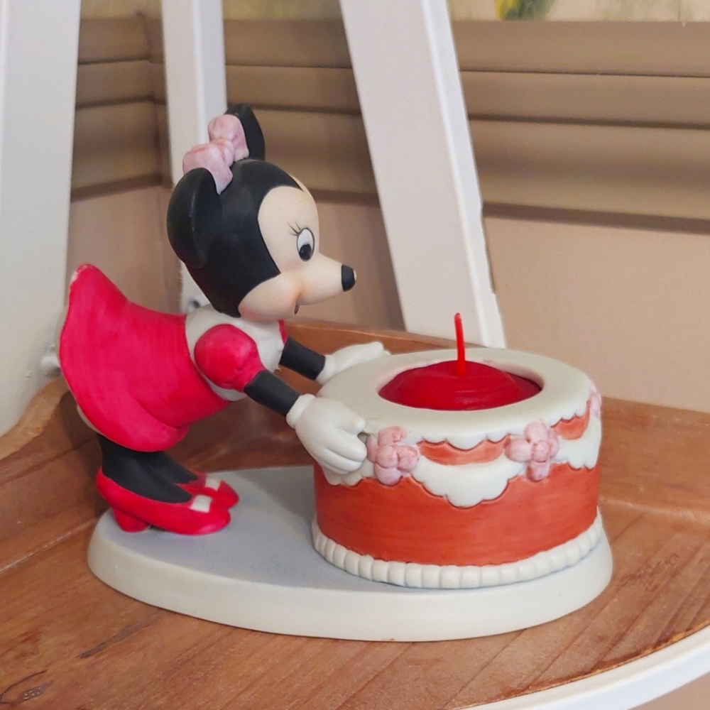 Rare 70's Disney Minnie Birthday Cake Voile.